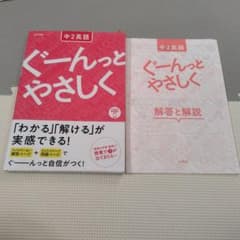 【書き込みアリ】ぐーんっとやさしく 中2英語 解答と解説付き