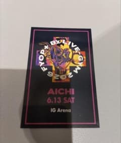 B'z LIVE-GYM 2026 愛知　6月13日 ステッカー IGアリーナのサムネイル