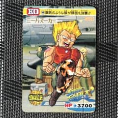 당시 물건 희소 슈퍼 스트리트 파이터 II 가일 카드 다스 캡콤