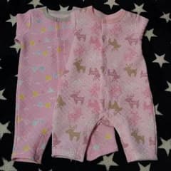 ロンパース　2枚セットです☆最終値下げ☆のサムネイル