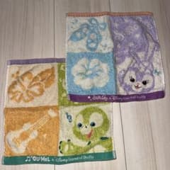 ダッフィーのフレンズ ミニタオル ハンカチ 2枚セットのサムネイル