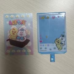 【んぽちゃむ】（美品）ミニクリアファイルとカードケースのサムネイル