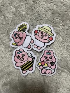 おぱんちゅうさぎワッペン4種類のサムネイル