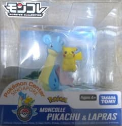 【シンガポール限定】モンコレ ピカチュウ & ラプラス フィギュア シンガポール限定】モンコレ ピカチュウ & ラプラス フィギュア 袋つき