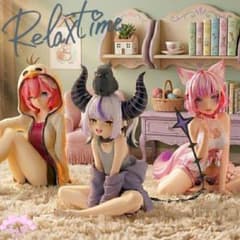 ホロライブ プライズフィギュア relaxtime 3個　まとめ売り ホロライブ holoX リラックスタイムフィギュア3体セット♪ - メルカリ