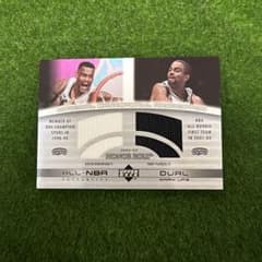 NBA David Robinson Tony Parker 메모라비야 카드