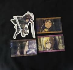Ichiban Kuji Attack Titan Hologram Sticker Set: Sasha, Christa, Ymir
