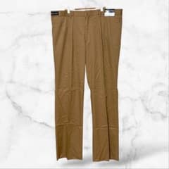 タグ付き未使用【Franck Michel】スラックスパンツ ブラウン メンズ