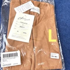 ブラウン　ティシャツ　新品　綿100%のサムネイル