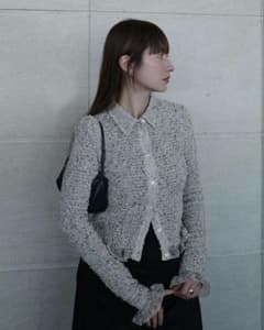 CLANE MIX MESH GATHER SHIRT サイズ1 - メルカリ