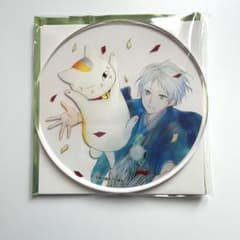 ②夏目友人帳 コラボカフェ アクリルコースター 夏目貴志&ニャンコ先生