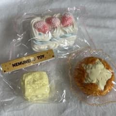 スクイーズ 3点セット ケーキ パンのサムネイル