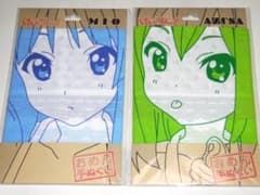 けいおん！！　おめん手ぬぐい　秋山 澪 ＆ 中野 梓