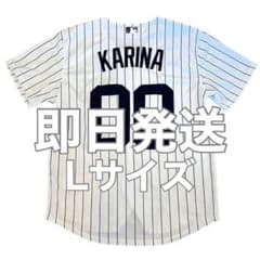 L】即発送aespa KARINAベースボールシャツ ユニフォーム ウィンター