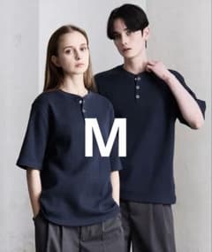 CLEL】 ファンクショナリーサーマルヘンリーネック半袖Tシャツ M