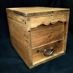 古道具 欅 ** 帳箱・懸硯(かけすずり) ** 小箪笥・木箱 - メルカリ