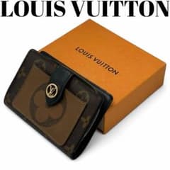 【極美品】ルイヴィトン ポルトフォイユ ジュリエット リバースモノグラム