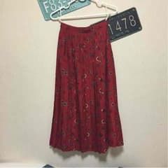 レトロ ファッション ロングスカートのサムネイル