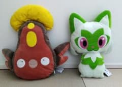 ポケモンぬいぐるみクッション　ニャオハ・マッギョセットのサムネイル
