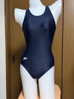 ヤ*バ様 Speedo 競泳水着 ネイビー Lサイズのサムネイル