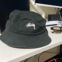 Stussy バケットハット ブラックのサムネイル