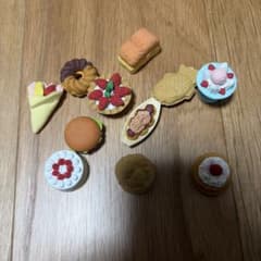 おもしろ消しゴム 食べ物モチーフ 11個セットのサムネイル