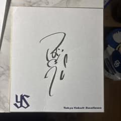 東京ヤクルトスワローズ 直筆サイン色紙 - メルカリ