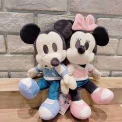 新品タグ付き✨️ミッキー＆ミニー❤ちょっもっさ デココレ ペアぬいぐるみ
