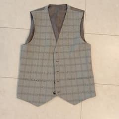 GU チェック柄 ベストのサムネイル