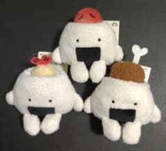 おにうめ 引っこ抜きぬいぐるみマスコット 全3種セット