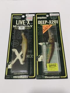 ハ*！様 megabass　LIVE-X & DEEP-X201　2個セット ハ*！様 megabass LIVE-X & DEEP-X201 2個セット - メルカリ