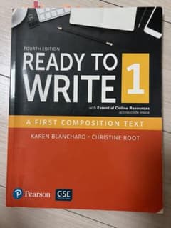 Ready to Write 1 第四版のサムネイル