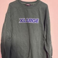 XLARGE ダークグリーン トレーナー　Lサイズのサムネイル