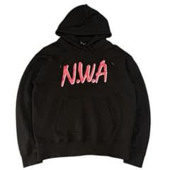 N.W.A フーディー hoodie スウェットパーカー XL程度 ブラック 黒 