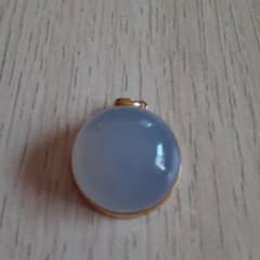 ブルーカルセドニー　 ペンダントトップ　和名: 玉髄(ぎょくずい)♥ ブルーカルセドニー ペンダントトップ 和名: 玉髄(ぎょくずい
