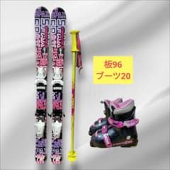 値下げ ジュニアスキーセット 4点 96cm カザマ - メルカリ