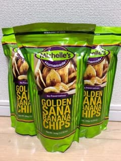 ミシェル ゴールデン バナナチップス 350g x 3のサムネイル