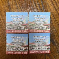 ひらかたパーク　フリーパス割引券のサムネイル