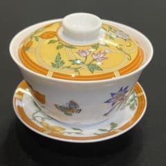 HERMES エルメス ラ・シエスタ 蓋付 緑茶 湯呑み蓋碗 中国茶 - メルカリ