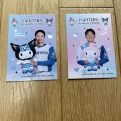 北海道日本ハムファイターズ サンリオコラボ トレカ 2枚セットのサムネイル