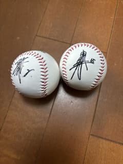 阪神タイガース 湯浅選手 直筆サインボール 阪神タイガース梅野選手湯浅選手サインボール - メルカリ
