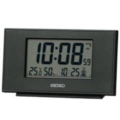 SEIKO 目覚まし時計　電波時計　気温湿度のサムネイル