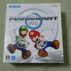 プロフ確認お願いします様専用  Wii マリオカートセットのサムネイル