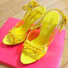黄色 サンダル♡のサムネイル