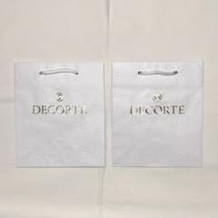 DECORTÉ 紙袋 2枚セット デコルテ ショッパーのサムネイル