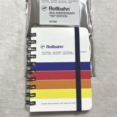 ロルバーン　Rollbahn 25周年　ミニノートのサムネイル