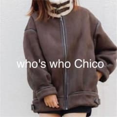 who's who Chico アウター　フェイクムートンフライトボアジャケットのサムネイル