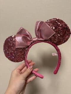 ディズニー カチューシャ ピンク スパンコールのサムネイル