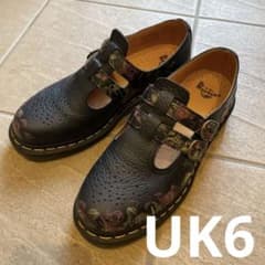 Dr. Martens ローズ柄ローファー UK6 - メルカリ