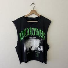ZARA WORLD TOUR 23 タンクトップ ダメージ加工のサムネイル